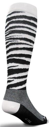 Sockguy Zebra Knee-Hi Socks. Free shipping.  Some exclusions apply.