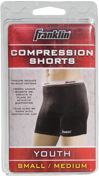 Franklin Sports Youth Compression Short With Cup 