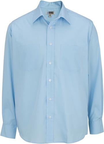 Edwards Mens Broadcloth Long Sleeve Shirt