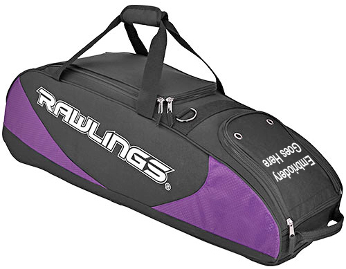 Rawlings Player Preferred Baseball/Softball Bags. Embroidery is available on this item.