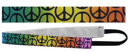 Red Lion Groovy Peace Sign Sport Fashion Headbands