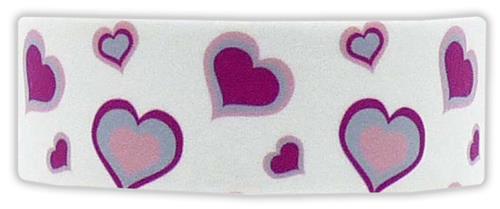 Red Lion Hearts Printed Headbands - Closeout
