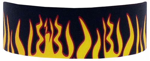 Red Lion Flame Printed Headbands - Closeout