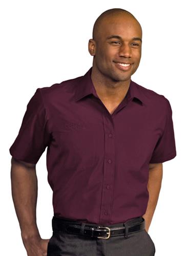 Edwards Mens Broadcloth Value Short Sleeve Shirt