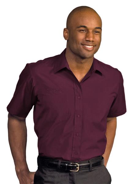 Edwards Mens Broadcloth Value Short Sleeve Shirt