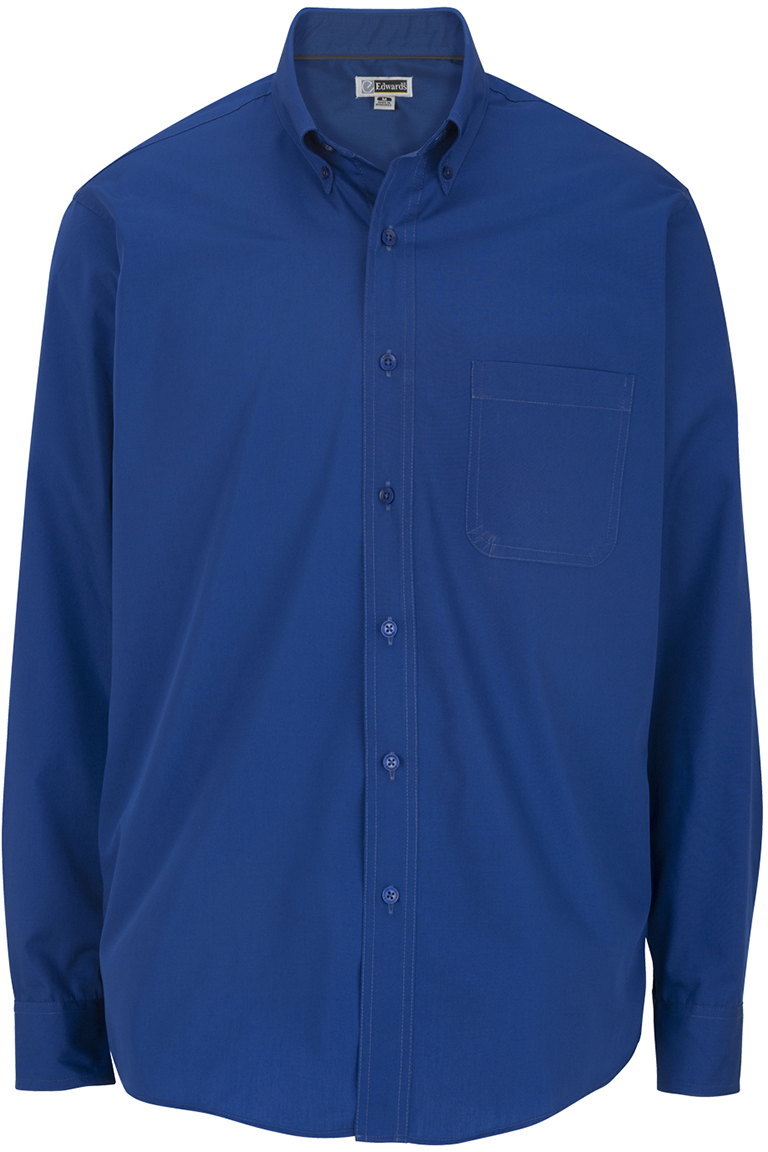 E30243 Edwards Mens Cotton Plus Twill Long Sleeve Shirt