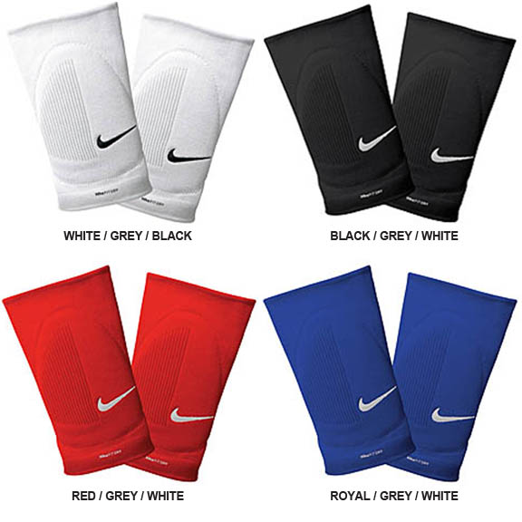 white nike volleyball knee pads