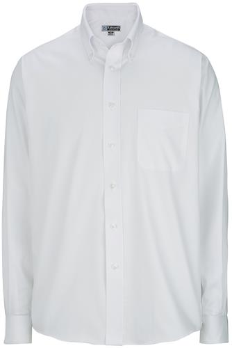 Edwards Mens Button-Down Long Sleeve Oxford Shirt