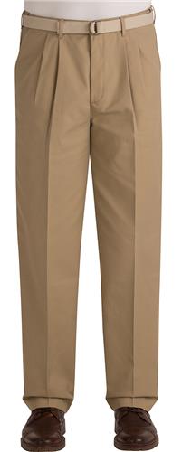 Edwards Mens Blended Chino Pleated Front Pant