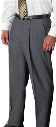Edwards Mens Poly/Wool Pleated Dress Pants