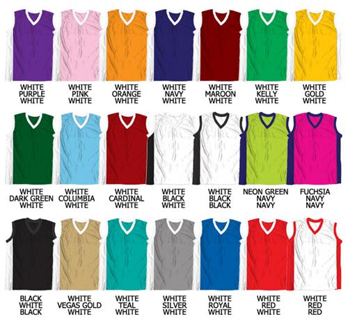 Basketball Contrast Side Panel Dazzle Cloth Jersey. Printing is available for this item.