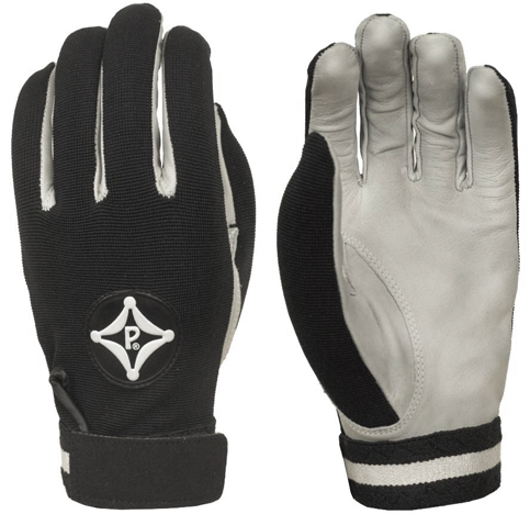 leather palm football gloves