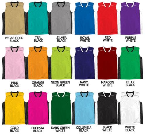 Basketball Textured Mesh Solid Neck Jerseys. Printing is available for this item.