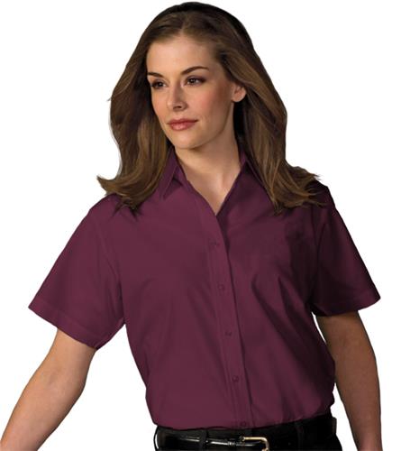 Edwards Womens Broadcloth Value Short Sleeve Shirt