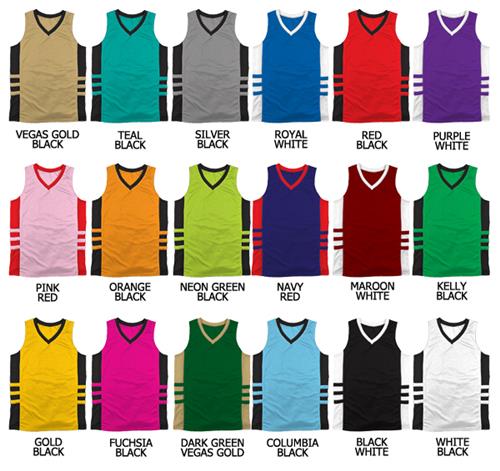 Basketball Textured Mesh w/Contrast Piping Jerseys. Printing is available for this item.