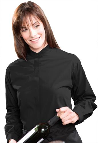 Edwards Womens Long Sleeve Banded Collar Shirt