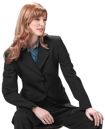 Edwards Misses' & Womens Pinstripe Suit Coat