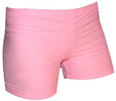 Plangea Spandex 6" Sports Shorts - Pink Solid