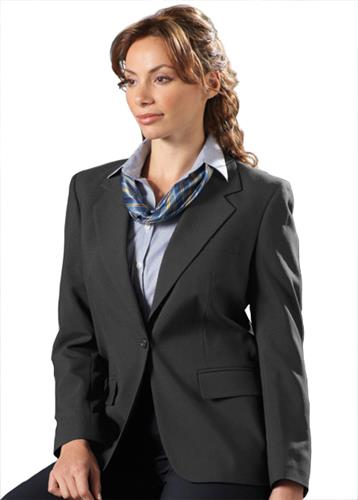 Edwards Womens Poly/Wool Single-Breasted Suit Coat