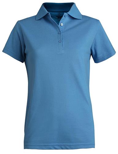 Edwards Womens Soft Touch Blended Pique Polo Shirt. Printing is available for this item.