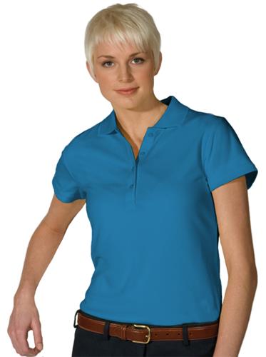 Edwards Womens Hi-Performance Mesh Polo Shirts. Printing is available for this item.
