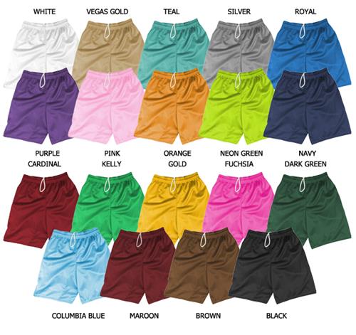 Multi Sports 2 Ply Tricot Mesh Athletic Shorts CO