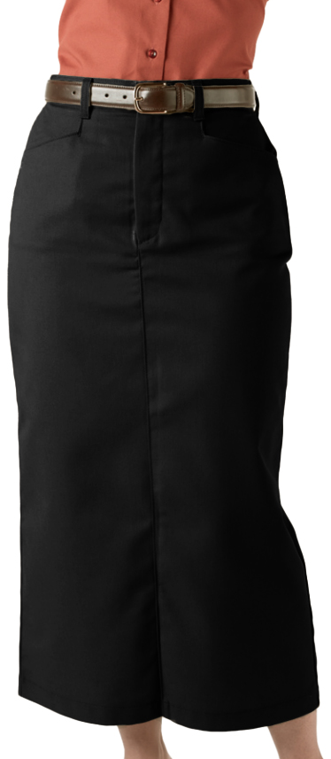 E30697 Edwards Misses' & Womens Long Chino Skirt