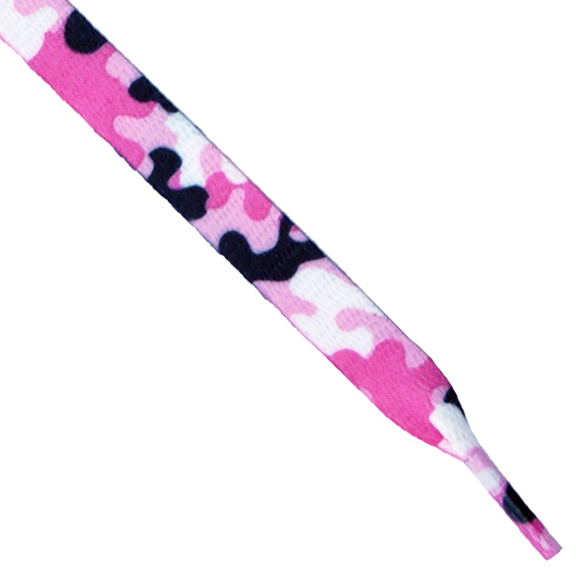 Red Lion Pink Camo Shoe Laces - Soccer Equipment and Gear