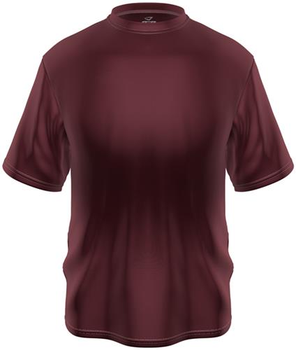 3n2 KZONE Cool Short Sleeve Shirt Loose Fit Maroon