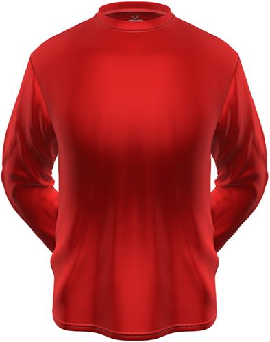 3n2 KZONE Cool Long Sleeve Shirt Loose Fit Red