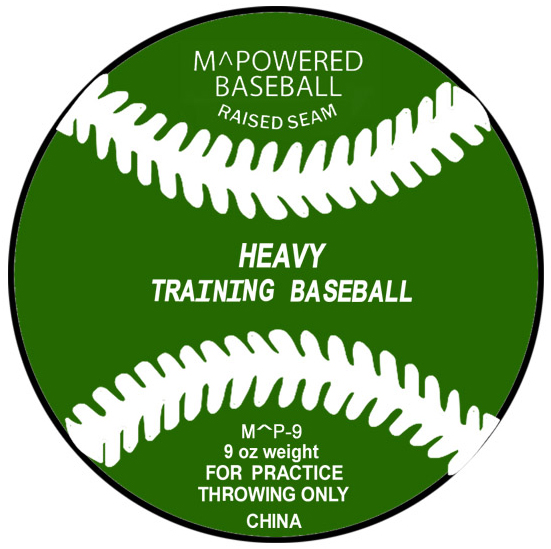 M Powered 9 oz. Weighted Training Baseball (Dozen)