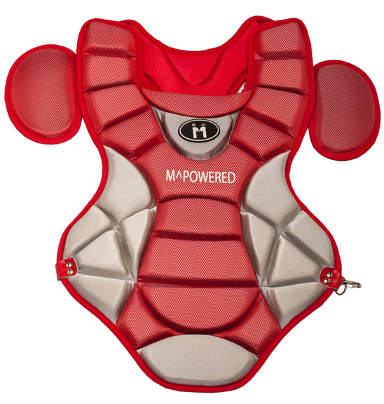 M Powered Pro Chest Protector w/Shoulder Caps Baseball Equipment & Gear