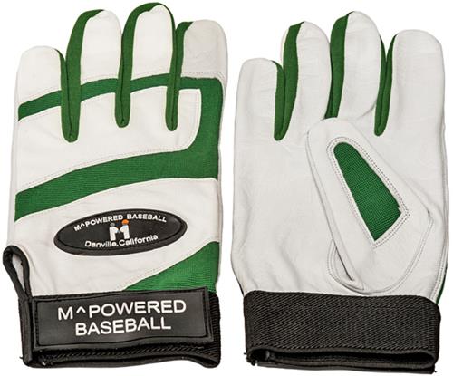 M Powered Premium Goatskin Leather Batting Gloves