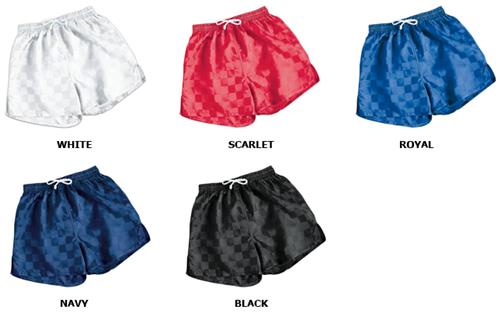 High 5 Checkerboard Soccer Shorts-Closeout