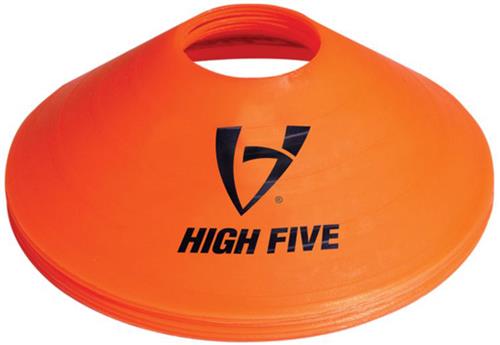 High Five Orange Disc Saucer Cones Field Markers