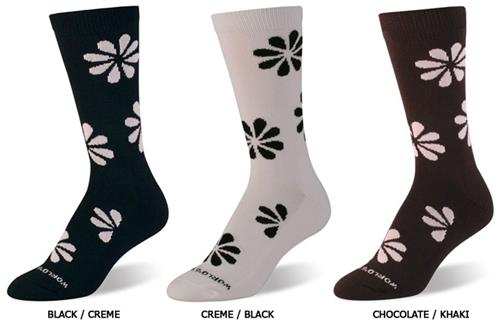 World's Softest Everyday Floral Trouser Socks 6PR