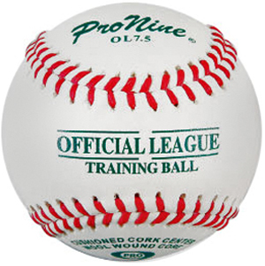 Pro Nine 7.5" White Training Ball Baseballs (DZ)