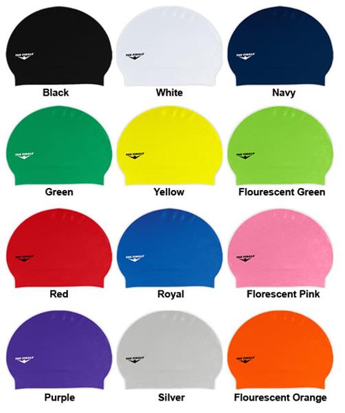 The Finals Solid Latex Swim Caps Closeout Sale Swimming Equipment