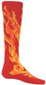 Red Lion Flame Over-the-Calf Knee High Socks Red Lion Flame Over-the-Calf Knee High Socks