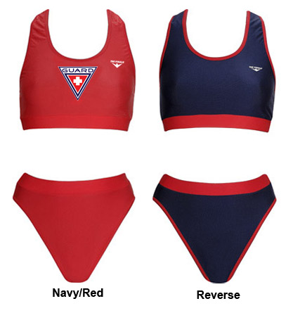 Lifeguard Reversible Athletic 2-Piece Swimsuit - Swimming Equipment and ...