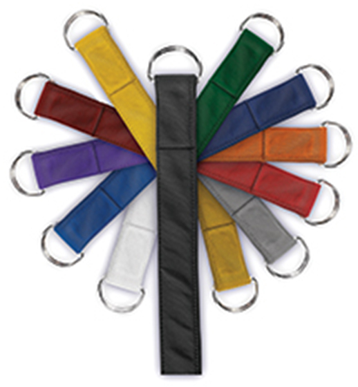 E32510 Youth "YL, YS" (Orange, Green, Maroon) DRing 1 1/4" Dazzle