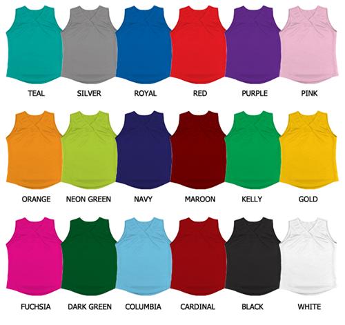 Softball Double Knit Jersey w/V-Neck Collar. Decorated in seven days or less.