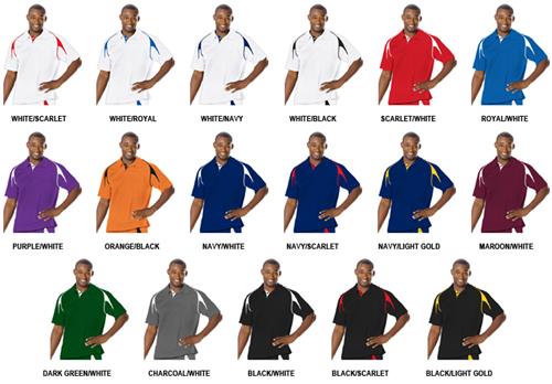 Alleson GPL1 Adult Gameday Polo Shirts. Printing is available for this item.