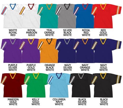 Football Dazzle Cloth/Tricot Mesh 2 Color Stripes