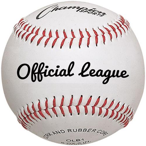 Champion Official League Raised Seam Baseballs
