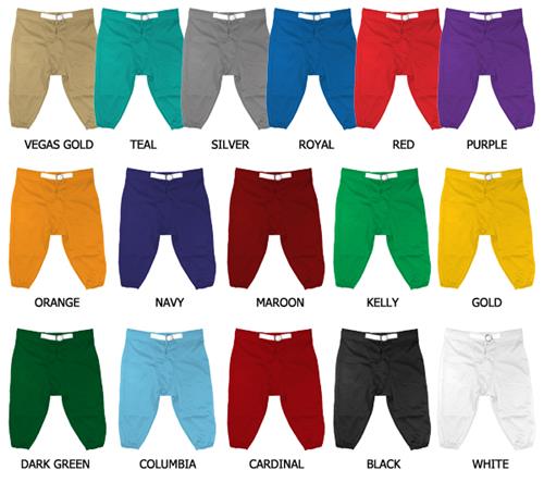 Football Poly Double Knit Rollover Waistband Pants