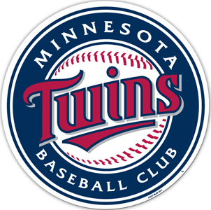MLB Minnesota Twins 12" Die Cut Car Magnets