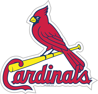 MLB St. Louis Cardinals 12" Die Cut Car Magnets