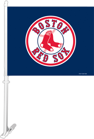 MLB Boston Red Sox 2-Sided 11" x 14" Car Flag