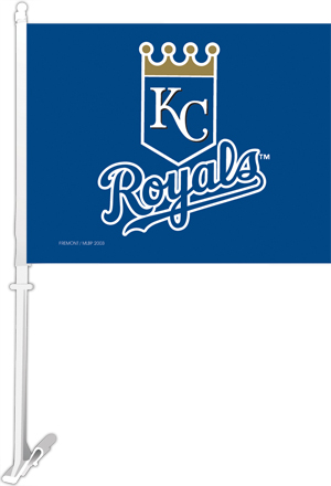 MLB Kansas City Royals 2-Sided 11" x 14" Car Flag